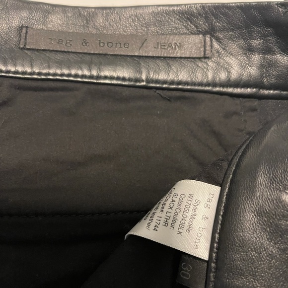 Rag & Bone Lamb Leather Culottes - Picture 7 of 11